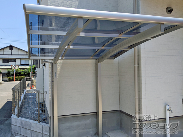 千葉県柏市ののサイクルポート・駐輪場 プレシオスポート ミニ 積雪〜20cm対応 施工例