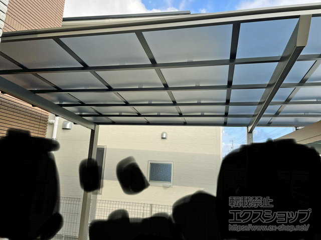愛知県海部郡大治町ののカーポート ソリッドポート 積雪〜20cm対応 施工例