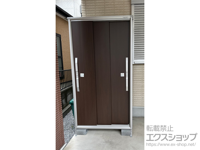 埼玉県川口市のの物置・屋外倉庫 エスモ 一般型 1065×774×1913（ESF-1007A） ESF-1007A-WC 施工例