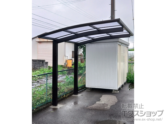 静岡県静岡市ののサイクルポート・駐輪場 プレシオスポート ミニ 積雪〜20cm対応 施工例