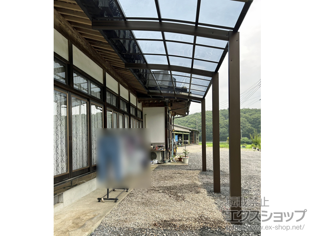 栃木県那須郡那須町ののカーポート アリュース 延長　積雪〜20cm対応 施工例