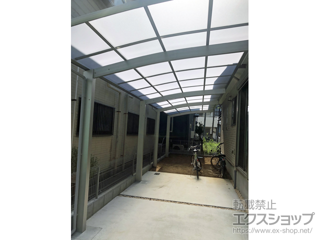 埼玉県さいたま市ののカーポート プレシオスポート 縦連棟 積雪〜20cm対応 施工例