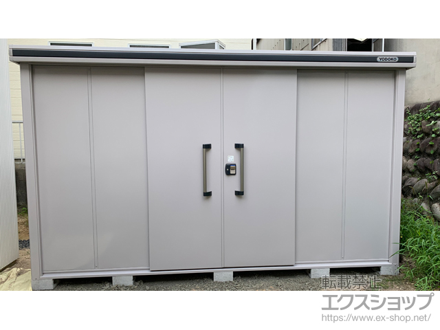 愛知県瀬戸市のの物置・屋外倉庫 エルモ 一般型 3620×2220×2118 LMD-3622-CB 施工例