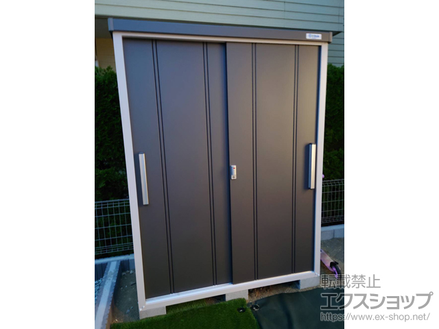 宮城県東松島市のの物置・屋外倉庫 クール 一般型 1500×750×1947（EC-1575） EC-1575-GK 施工例