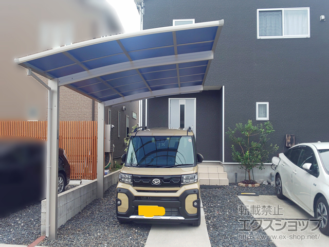 三重県桑名市ののカーポート アリュース　積雪〜20cm対応 施工例