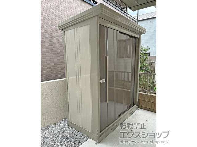 群馬県前橋市のの物置・屋外倉庫 Mr.ストックマンダンディ 一般型 結露減少型 1832×890×2110 ND-Z1808-B 施工例