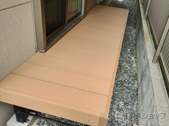 愛知県津島市ののウッドデッキ マージウッドデッキ 施工例
