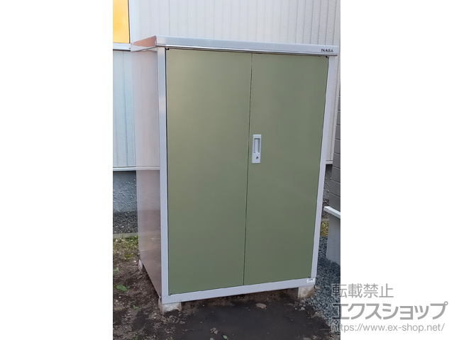 北海道札幌市のの物置・屋外倉庫 アイビーストッカー 1100×905×1603 BJX-119D-JG 施工例