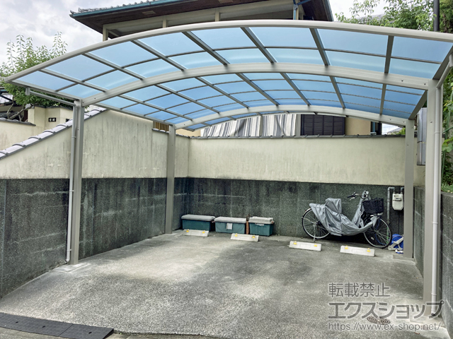 福岡県太宰府市ののカーポート アリュース ツイン　積雪〜20cm対応 施工例