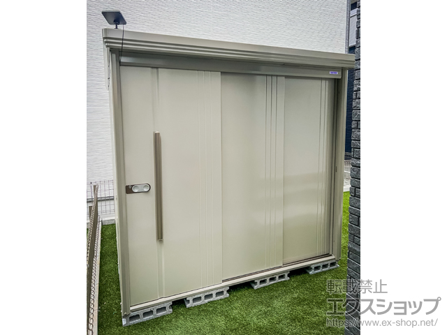 神奈川県足柄上郡開成町のの物置・屋外倉庫 Mr.ストックマンダンディ 一般型 2200×2290×2110 ND-2222-W 施工例