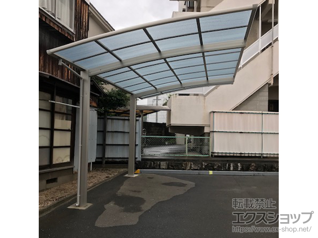岡山県岡山市ののカーポート アリュース　積雪〜20cm対応 施工例