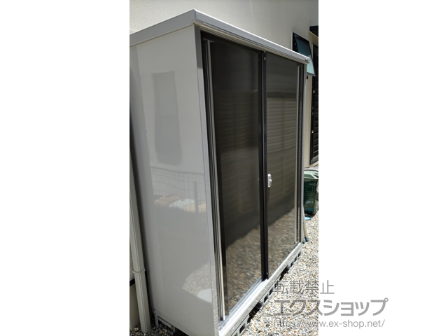 大阪府大阪市のの物置・屋外倉庫 シンプリー 一般型 1520×615×1903 MJX-156EP-EB 施工例