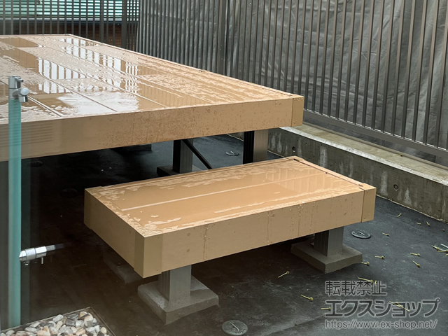 愛知県名古屋市ののウッドデッキ リウッドデッキ 200＋独立式リウッドステップ2型 施工例