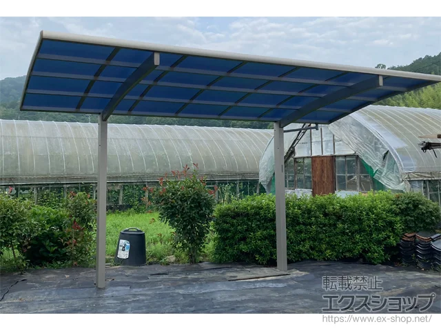 岡山県赤磐市のValue Selectのカーポート プレシオスポート 積雪～20cm対応 施工例
