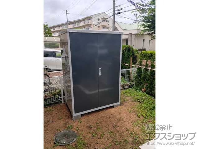兵庫県神戸市のの物置・屋外倉庫 アイビーストッカー 1320×905×1903 BJX-139E-CG 施工例