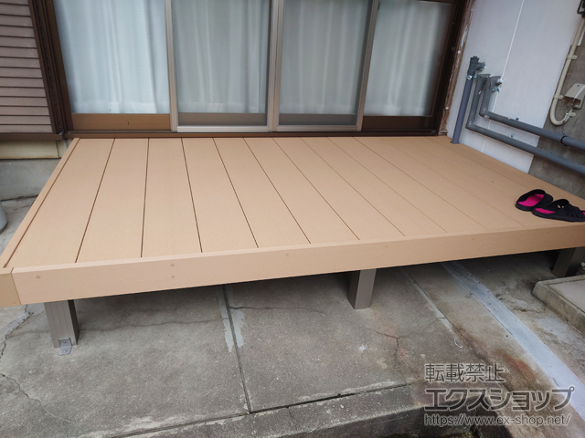 福岡県嘉麻市ののウッドデッキ リウッドデッキ 200 施工例