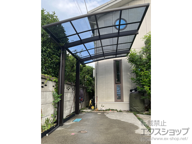 東京都府中市ののカーポート プレシオスポート 積雪〜20cm対応 施工例
