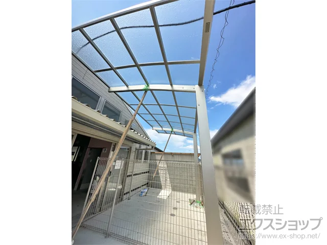 福岡県糸島市のYKKAPのカーポート アリュース　積雪～20cm対応 施工例