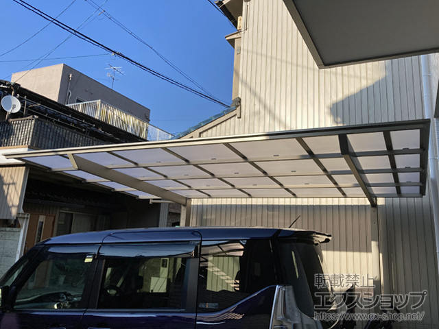 愛知県名古屋市ののカーポート ソリッドポート 積雪〜20cm対応 施工例