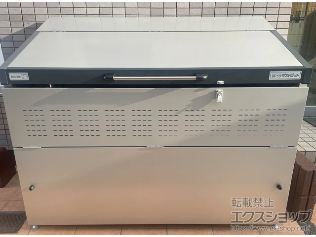 福岡県久留米市のヨドコウのゴミステーション・ゴミストッカー ダストピット Sタイプ DPSA-1300 1300L 施工例