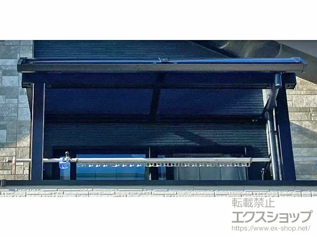 岐阜県各務原市のYKKAPのバルコニー・ベランダ屋根 ソラリア R型 屋根タイプ 単体 積雪～20cm対応 施工例