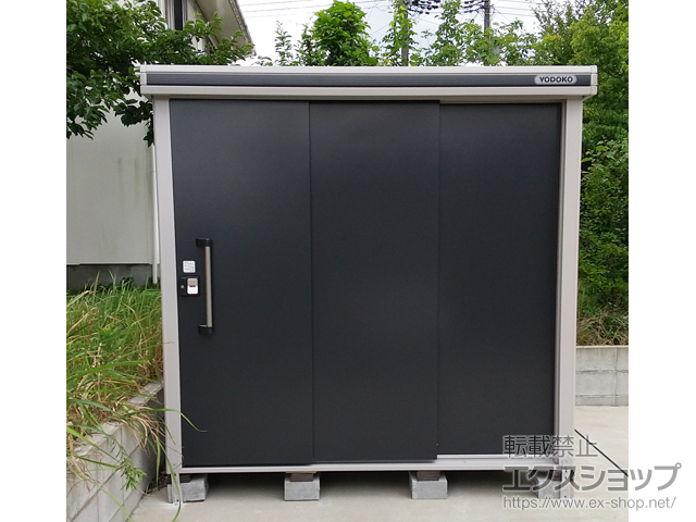 新潟県南蒲原郡田上町のの物置・屋外倉庫 エルモ 積雪型 2220×1870×2119 LMDS-2218-SM 施工例