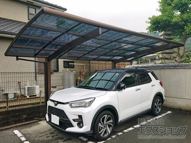 兵庫県姫路市ののカーポート プレシオスポート 積雪〜20cm対応 施工例