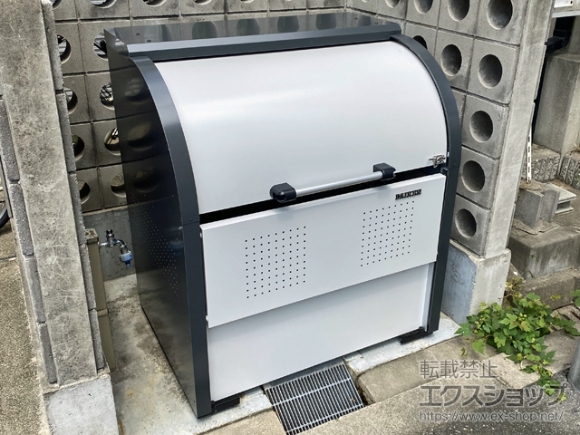 大阪府大阪市ののゴミステーション クリーンストッカー CKR-1007-2型 （容量600L） 施工例