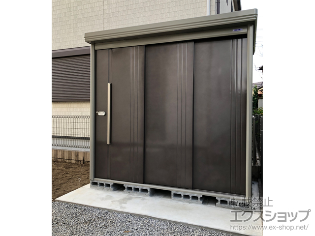 埼玉県鴻巣市のの物置・屋外倉庫 Mr.ストックマンダンディ 一般型 2200×1222×2110 ND-2212-B 施工例
