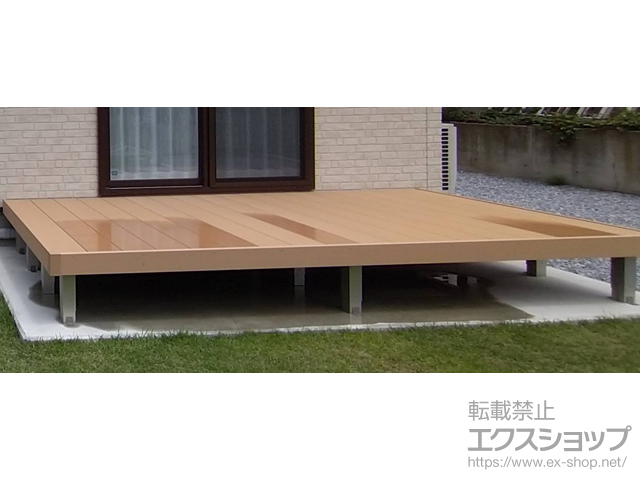 青森県上北郡おいらせ町ののウッドデッキ リウッドデッキ 200 施工例
