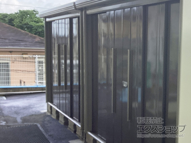 宮崎県都城市のの物置・屋外倉庫 Mr.ストックマンダンディ 一般型 2900×2290×2110（ND-2922） ND-2922-B 施工例
