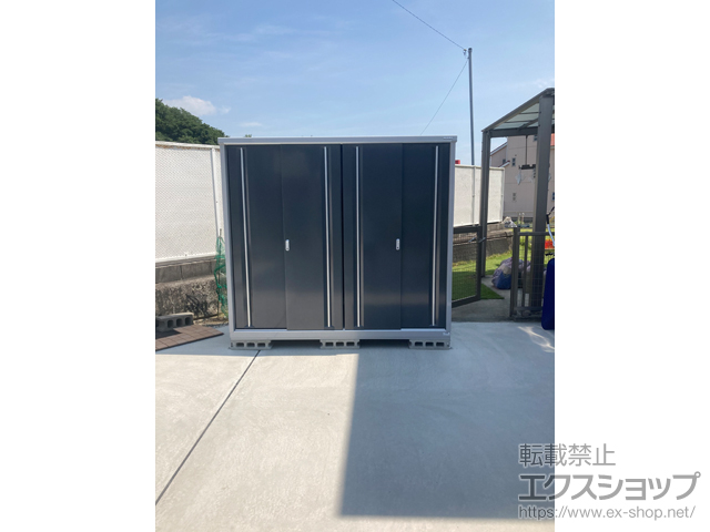 愛知県常滑市のの物置・屋外倉庫 シンプリー 一般型 2160×905×1903 MJX-219E-CG 施工例
