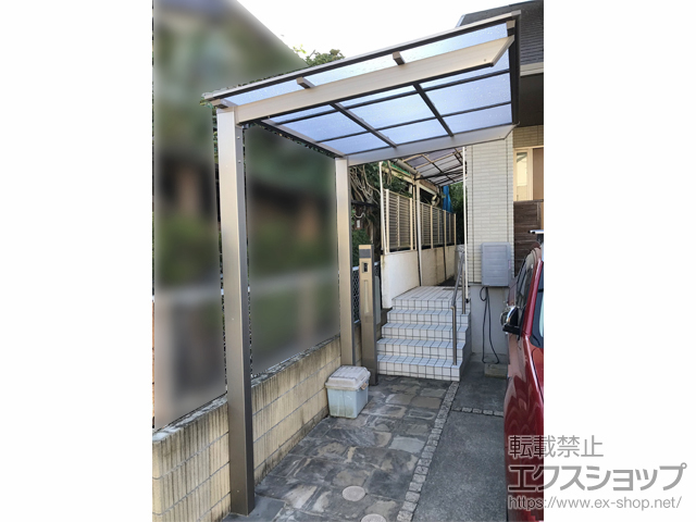 千葉県千葉市ののサイクルポート・駐輪場 ネスカFミニ (フラットスタイル) 積雪〜20cm対応 施工例
