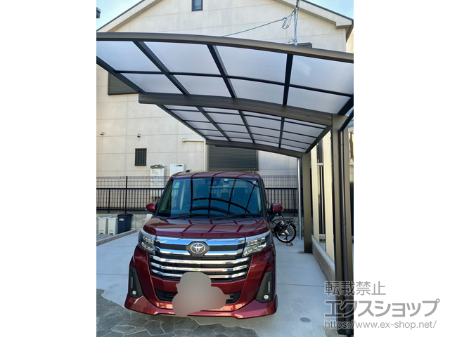 大阪府藤井寺市ののカーポート アリュース　積雪〜20cm対応 施工例