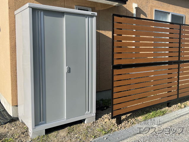 長野県諏訪市のの物置・屋外倉庫 シンプリー 一般型 1100×905×1903 MJX-119E-PS 施工例
