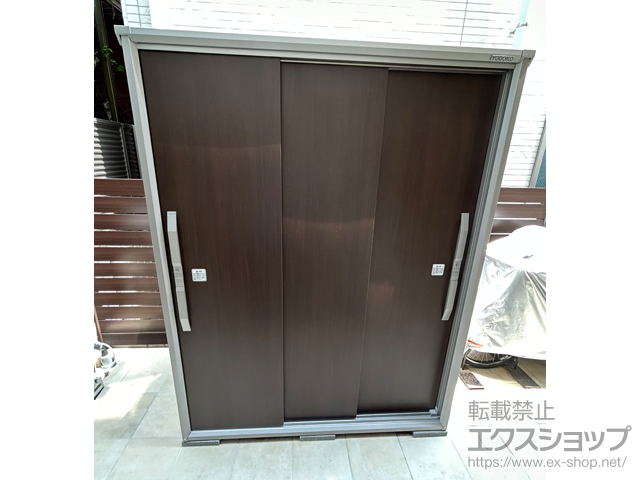 東京都大田区のの物置・屋外倉庫 エスモ 一般型 1500×774×1913 ESF-1507A-WC 施工例