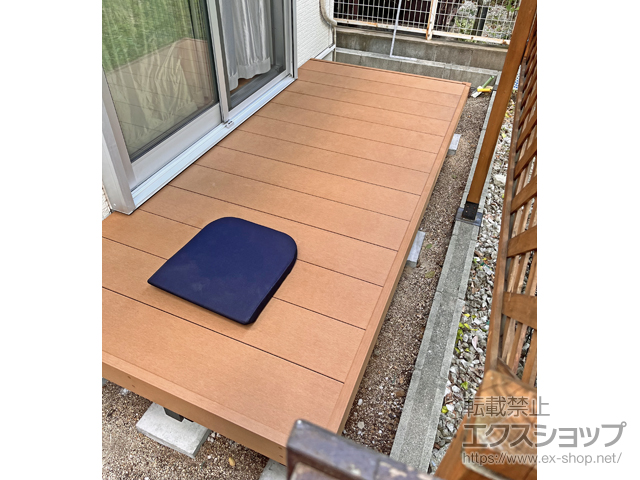 千葉県市川市ののウッドデッキ マージウッドデッキ 施工例