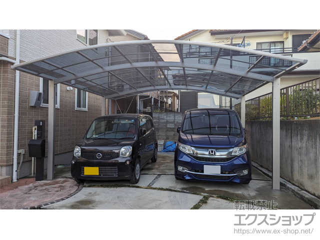 埼玉県さいたま市ののカーポート アリュース ツイン　積雪〜20cm対応 施工例