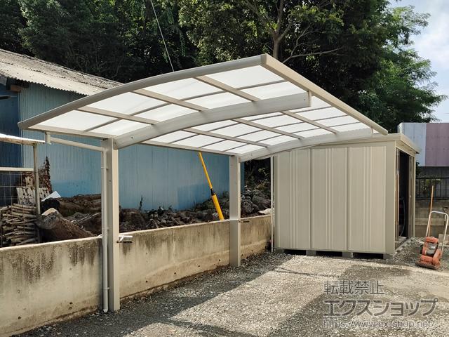 群馬県北群馬郡吉岡町ののカーポート プレシオスポート 積雪〜20cm対応 施工例