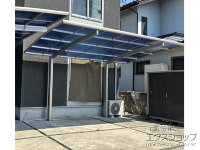 愛媛県松山市ののカーポート プレシオスポート 積雪〜20cm対応 施工例