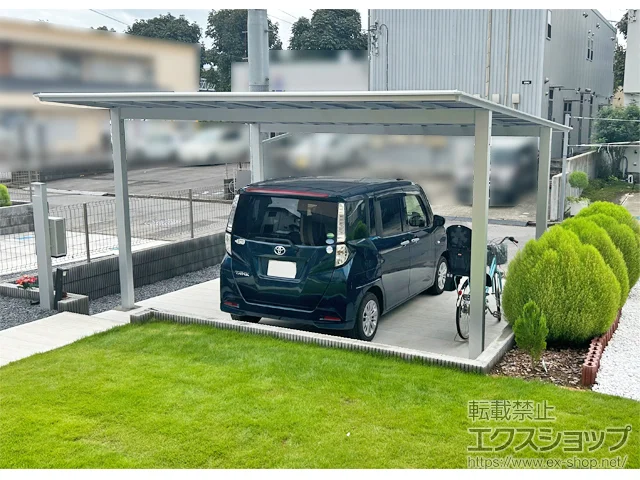 茨城県つくば市のValue Selectのカーポート ソリッドポート ワイド 積雪～20cm対応 施工例