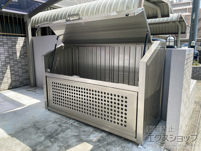 愛知県名古屋市ののゴミステーション ゴミストッカー PS型（GPSN-1812-08SC） 施工例