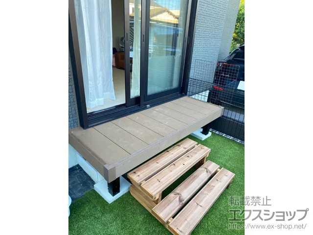 千葉県千葉市ののウッドデッキ、門扉、フェンス・柵・塀 マージウッドデッキ 施工例