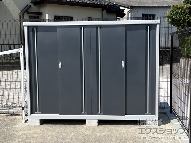 愛知県知多郡阿久比町のの物置・屋外倉庫 シンプリー 一般型 2160×905×1603（MJX-219D-P） MJX-219D-P-CG 施工例