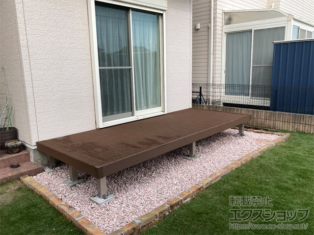 栃木県鹿沼市ののウッドデッキ リウッドデッキ 200 EG 施工例