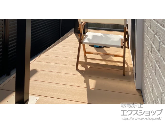 長野県長野市ののウッドデッキ、テラス屋根、フェンス・柵・塀 リウッドデッキ 200 施工例