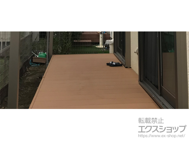 神奈川県藤沢市ののウッドデッキ リウッドデッキ 200 施工例