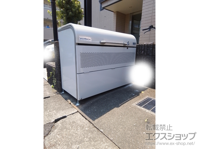 神奈川県川崎市ののゴミステーション ダストピット Uタイプ DPUB-500 500L 施工例