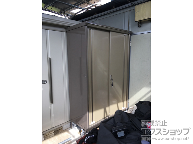 埼玉県新座市のの物置・屋外倉庫 ナイソーシスター　1320×580×1903 KMW-136E-NG 施工例