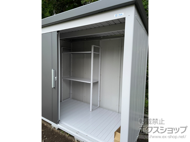 熊本県阿蘇郡南阿蘇村のの物置・屋外倉庫 レスパス (GK) 一般型 2289×1222×2100 EL-2212(GK)-GK 施工例